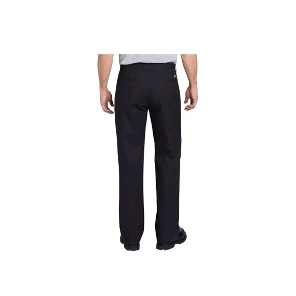 MEN'S Genuine Dickies Core Work Pant Regular Fit Straight Leg Black - Size 42x30 - Picture 2 of 2